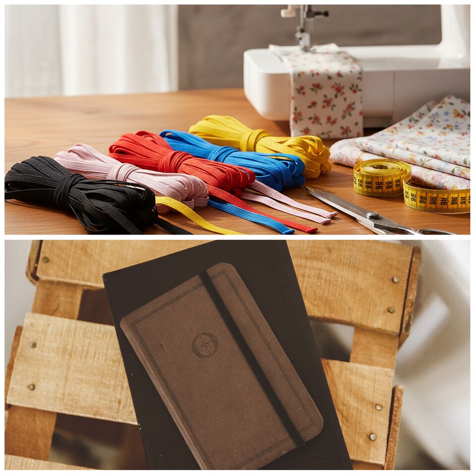 image 1 of 5mm Flat Elastic Band, Soft Durable & Stretchable Material - 25M