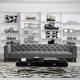 image 3 of Kensington Townhouse Hair On Hide Coffee Table Black