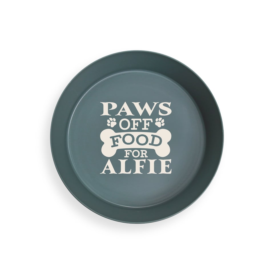 image 1 of Pre-personalised Dog Bowl Featuring Popular Names, Breeds and Captions - Barney - Over 60 Titles Available