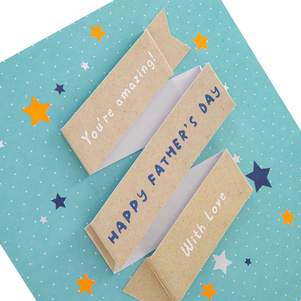 image 1 of Hallmark Father's Day Card - 'You're Amazing' Text Design