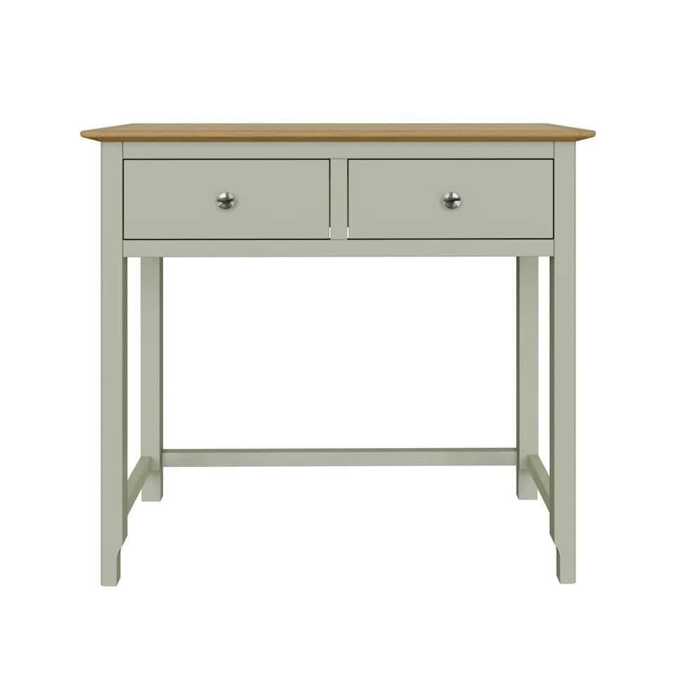 image 1 of Taberno 2 Drawer Dressing Table Sage Green Green