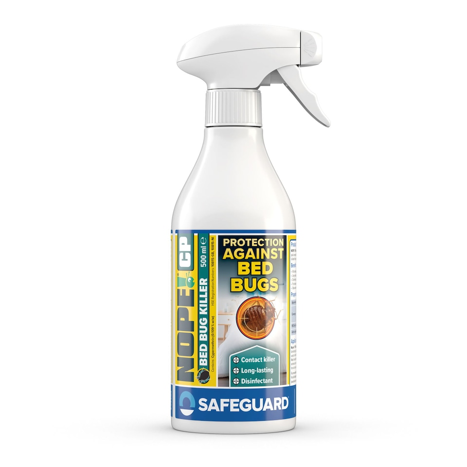 image 1 of NOPE CP Bed Bug Killer Spray Treatment - 500ml - Odourless & Non-Staining for Mattress, Bed Frames, Carpets, Furniture
