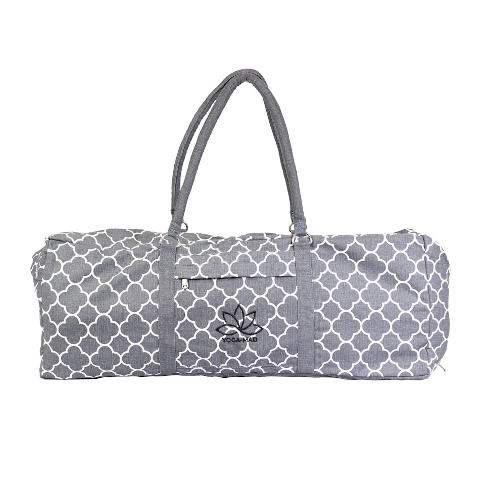 image 1 of Fitness Mad Deluxe Yoga Kit Bag — Grey, 62 x 22 x 22 cm | Grey | Grey | 62cm (L) x 22cm (W) x 22cm (H)