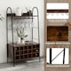 image 9 of COSTWAY Industrial Detachable Wine Bar Storage Wine Bar