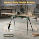 image 3 of HOMCOM Universal Mitre Saw Stand with Adjustable Rollers and Support Arms