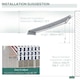 image 8 of Outsunny Garden Sun Shade Canopy Retractable Awning, 3 x 2.5m, Blue and White Blue