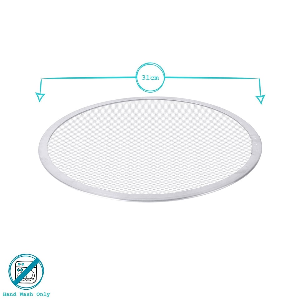 image 1 of Argon Tableware Aluminium Pizza Screen - 12" - Pack of 2