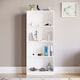 image 4 of Vida Designs Cambridge 4 Tier Large Bookcase Display Storage, White