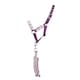 image 2 of Little Rider Giddy Up Gymkhana Horse Head Collar & Lead Rope - Purple/Lilac - Cob