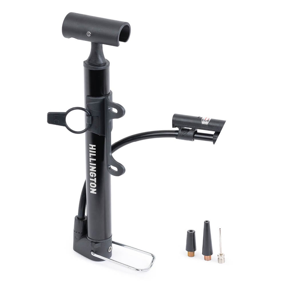 Hybrid Bike Hand and Foot Pump Black
