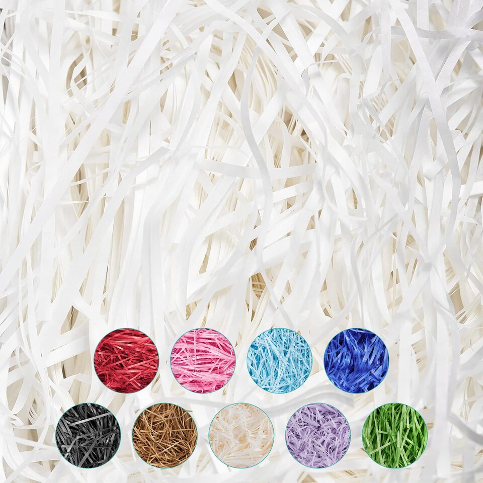image 1 of Shredded Tissue Paper, Decorative Gift Packaging Hamper Filler - 500G