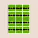 image 3 of Christmas Elf Belt Square Stickers 65mm - Sheet of 12