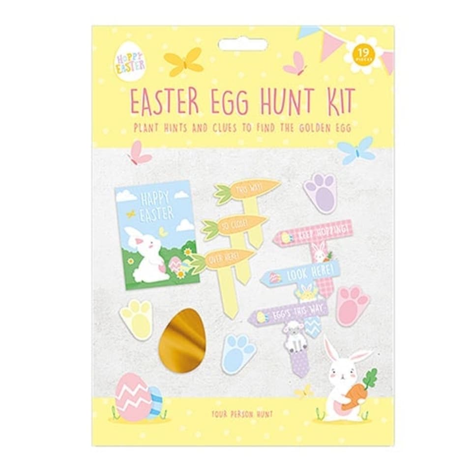 image 1 of Easter Egg Hunt Paper Kit for 4