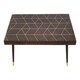 image 3 of Interiors by Premier Mango Wood And Gold Finishing Coffee Table Brown