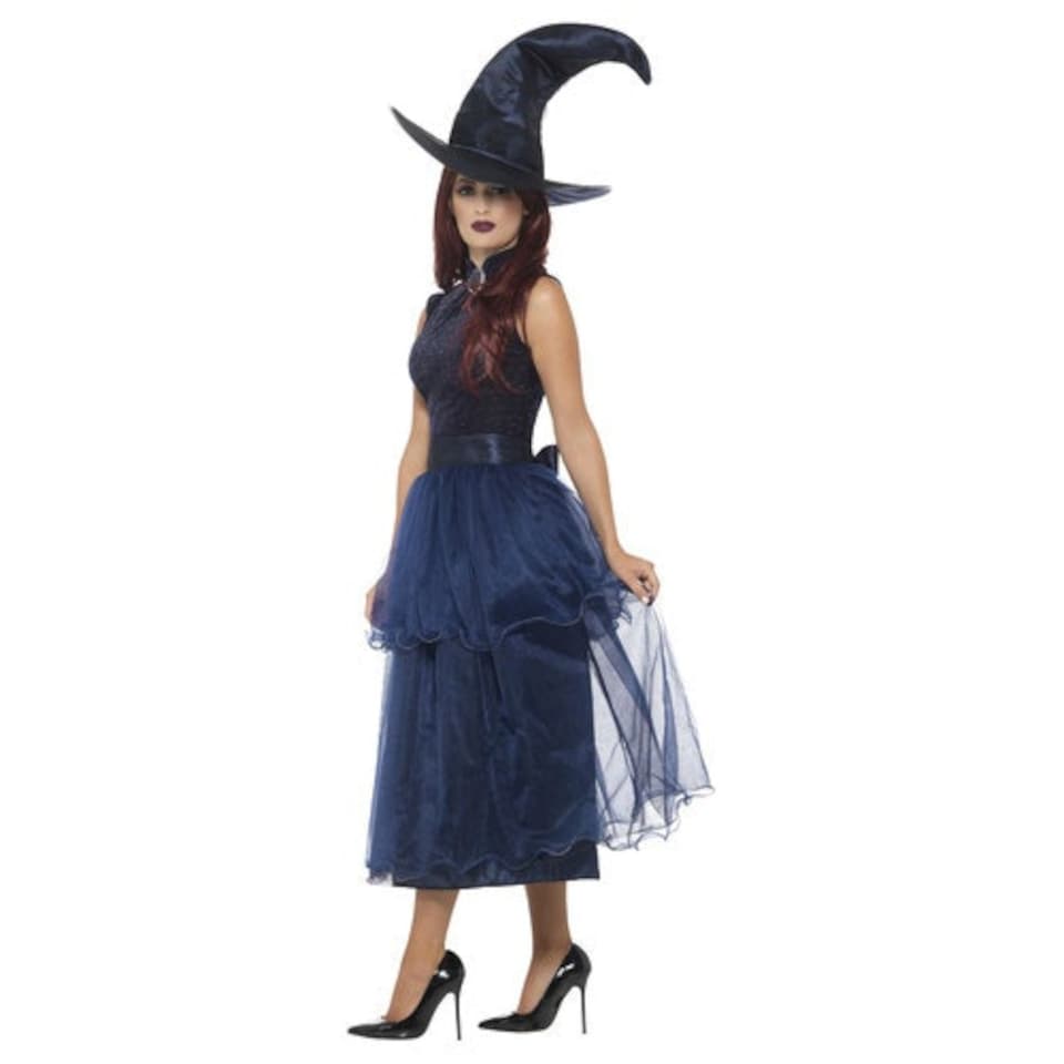 image 1 of Midnight Witch Deluxe Fancy Dress Costume Ladies Extra Large - UK 20-22