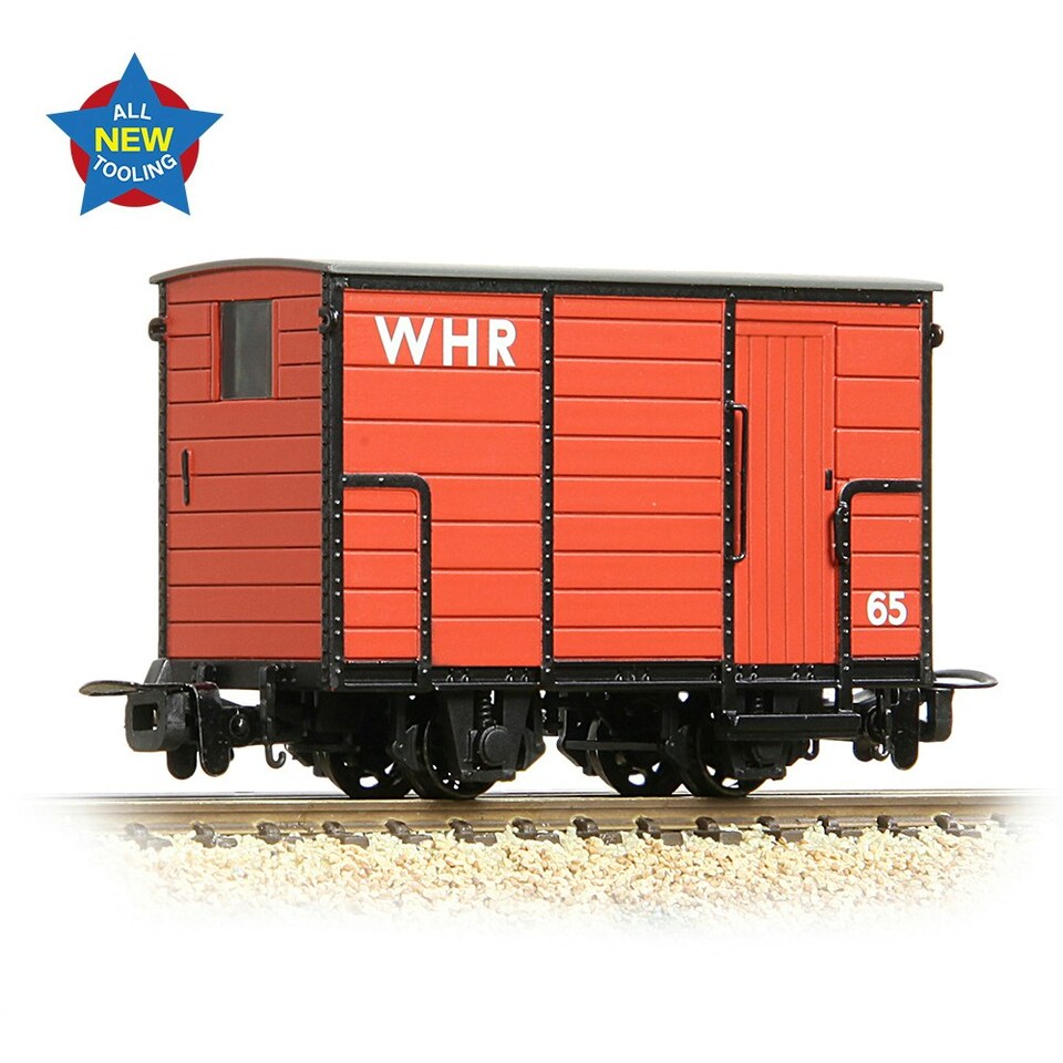 Bachmann RNAD Enclosed End Brake Van West Highland Railway Red 65