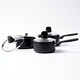 image 1 of GreenPan Memphis Non-Stick 16cm, 18cm & 20cm Saucepan Set