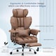 image 7 of Rattantree Ergonomic High Back Leather Office Chair with Footrest