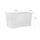 image 7 of Wham Crystal 3 x 110L Stackable Plastic Storage Boxes with Lids Clear Clear
