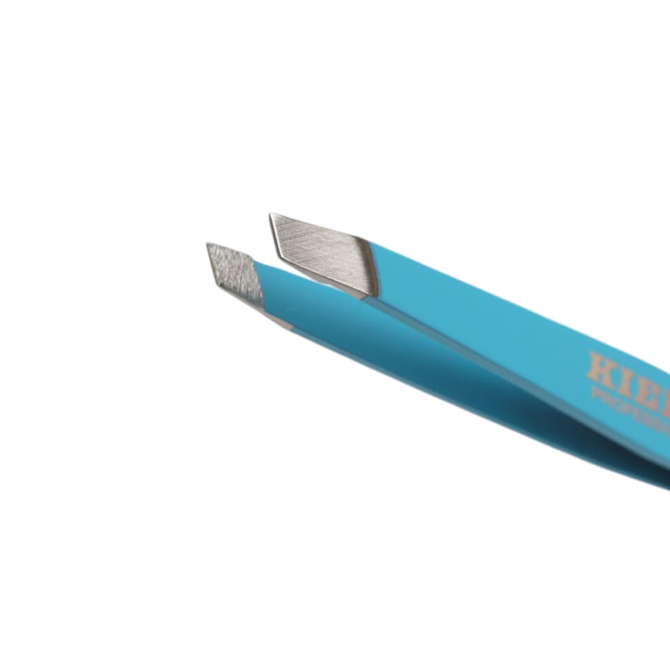 image 1 of Kiepe - Tweezer Oblique Tip Sea Blue 10cm