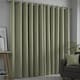 image 3 of Fusion Strata Eyelet Curtains Green