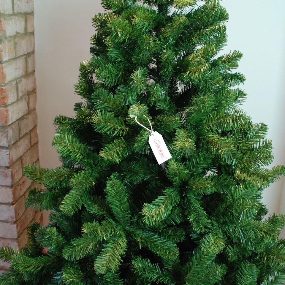 image 1 of 7ft (210cm) Samuel Alexander Luxury Green Christmas Tree 770 Tips 137cm Wide | Green | Green