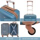 image 2 of Flight Knight 29" Extra Large Suitcase – 20kg Capacity Hard Shell Check-In Luggage with 4 Wheels  100+ Airlines Approved: Ryanair, EasyJet, Jet2, Wizz Air, BA Blue | Blue/Tan | Large
