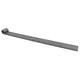 image 2 of Trailer Tailgate Strap Hinge Self Colour 12.5mm Pin Weld On 460mm Long 4pc | Grey