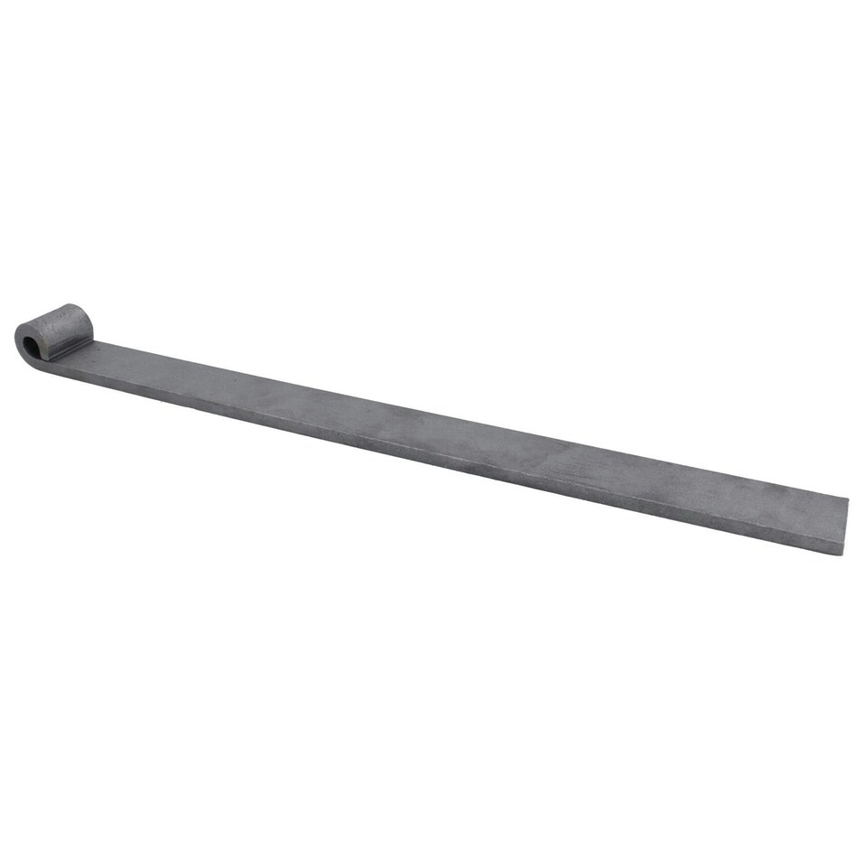 image 1 of Trailer Tailgate Strap Hinge Self Colour 12.5mm Pin Weld On 460mm Long 4pc | Grey
