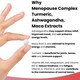 image 8 of Menopause Supplements + Turmeric & Ashwagandha