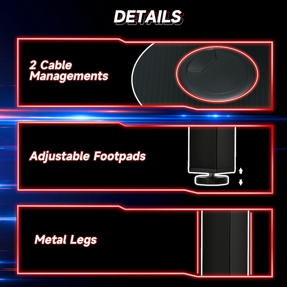 image 1 of L-Shaped Corner Desk Computer Workstation PC Gaming Desk 145 x 81 x 76cm Left