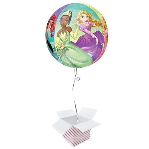 Disney Princesses Orbz Foil Helium Balloon - Inflated Balloon in a Box