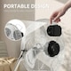 image 6 of HOMCOM Metal Floor Fan with 3 Speeds & Adjustable Tilt, Silver Tone