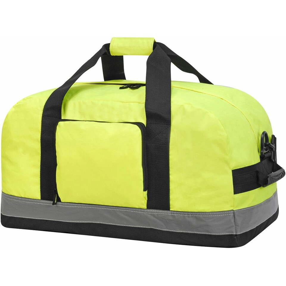 image 1 of Shugon Seattle Workwear Hi-Vis Holdall / Duffle Bag - 50 Litres - Hi-Vis Yellow - One Size