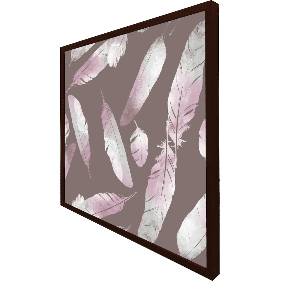 image 1 of Imprints bird feathers (Picutre Frame) Black | XS