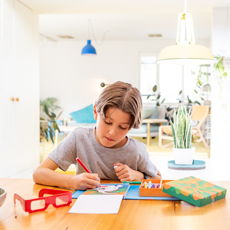 image 1 of 3D Colouring Set - Fierce Creatures