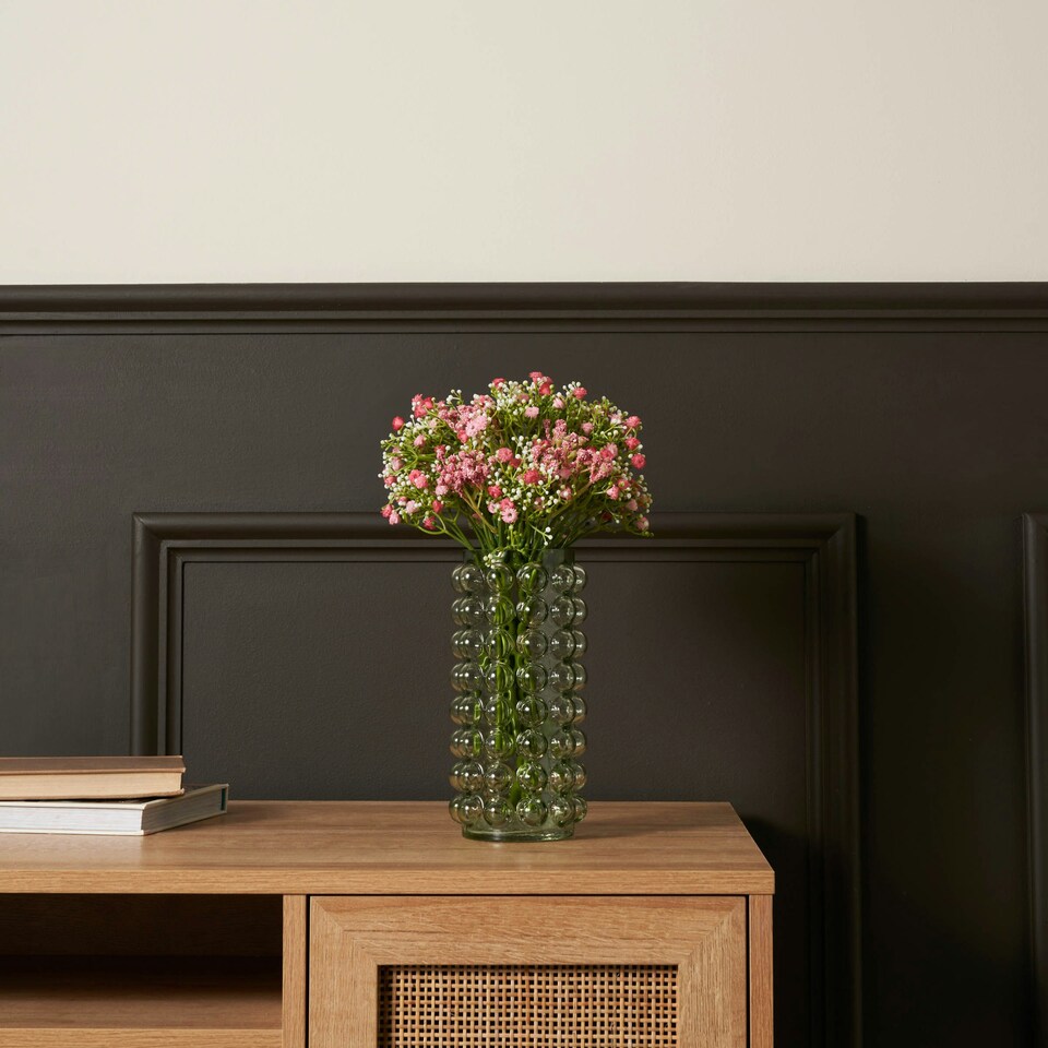 image 1 of BHS Bobble Glass Vase, Green