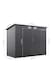 image 2 of Living and Home Outdoor Galvanized Steel 2 doors Storage Shed - Grey 240 x 113 x 183cm