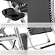 image 5 of Sun Lounger Cirrus with Plush Padding, Built-in Sun Shade and Folding Function | Black | black | One Size | 2