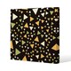 image 1 of Yellow  Green Triangles (Canvas Print) 77 x 77 x 4cm