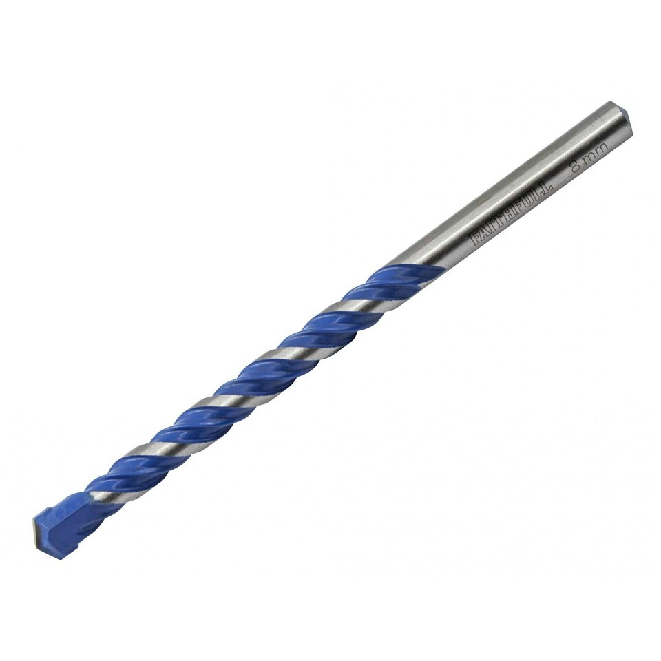 Faithfull Multi Construction Drill Bits - Multi Colour - 8 x 120mm
