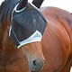 image 2 of Shires Fine Mesh Horse Fly Mask With Ears - Black - Pony