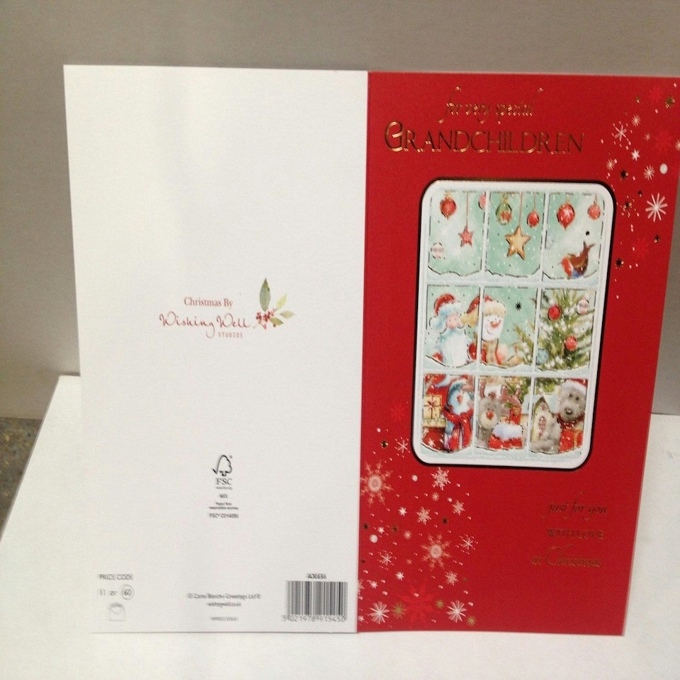 image 1 of Grandchildren Traditional Christmas Card