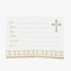 image 3 of Pack of 8 Gold & Silver Radiant Cross Invitations