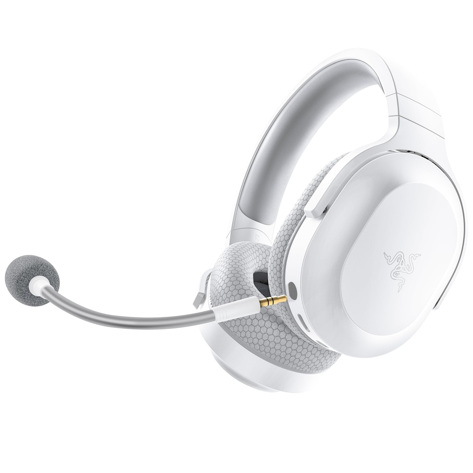 image 1 of Barracuda X Wireless Gaming & Mobile Headset (PC, PlayStation, Switch 2, Android, iOS): 2.4GHz Wireless + Bluetooth - Lightweight - 40mm Drivers - Detachable Mic - 50 Hr Battery - Mercury White