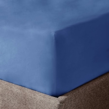 Velosso Microfibre Easy Care Fitted Sheet Blue | Blue | Super King
