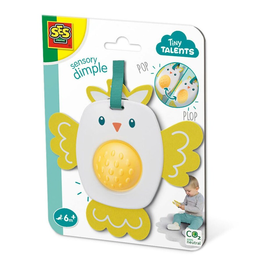 image 1 of SES CREATIVE Tiny Talents Bird Clutching Sensory Dimple Toy