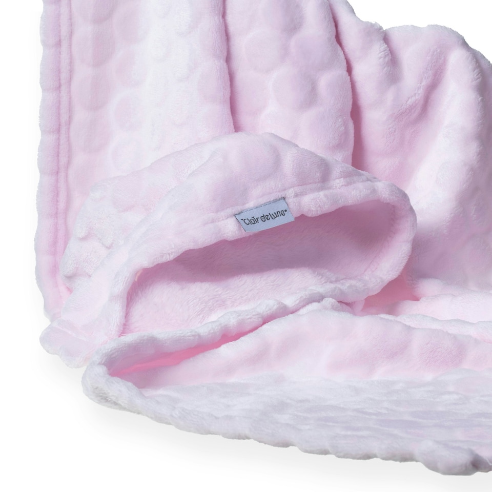 image 1 of Clair de Lune Marshmallow Pram Blanket - Pink