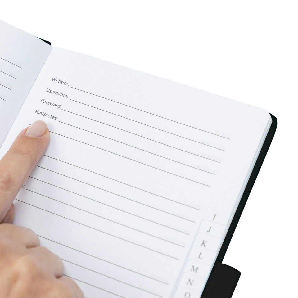 image 1 of Pink Password Book & Pen
