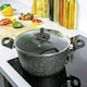 image 9 of Blackmoor 66130 Classic 24cm Stock Pot with Tempered Glass Lid